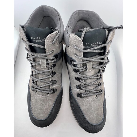 NIB Pajar Cascais Women's US 7.5 Lace Up Winter Boot Shoes Waterproof Dark Grey - Picture 4 of 12